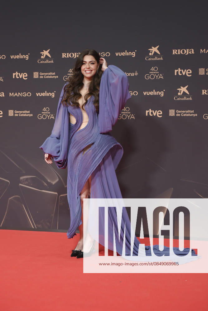 Red carpet of the Goya Awards 2026 Influencer Bea Carpio poses on the red carpet of the 40th edition of the Goya Awards, at the Auditori del Centre de Convencions Internacionals, on February 28, 2026, in Barcelona, Cataluna Spain The awards are given annually by the Academy of Motion Picture Arts and Sciences of Spain AACCE with the aim of rewarding the best professionals in each of the various technical and creative specialties of Spanish cinema 28 FEBRUARY 2026 RED CARPET BARCELONA GOYA AWARDS CINEMA AWARDS Barcelona Catalunya Barcelona Catalunya Catalunya Spain
