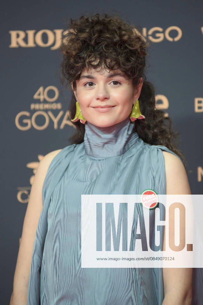 Red carpet of the Goya Awards 2026 Filmmaker and producer María Herrera poses on the red carpet of the 40th edition of the Goya Awards, at the Auditori del Centre de Convencions Internacionals, on February 28, 2026, in Barcelona, Cataluna Spain The awards are given annually by the Academy of Motion Picture Arts and Sciences of Spain AACCE with the aim of rewarding the best professionals in each of the various technical and creative specialties of Spanish cinema 28 FEBRUARY 2026 RED CARPET BARCELONA GOYA AWARDS CINEMA AWARDS Barcelona Catalunya Barcelona Catalunya Catalunya Spain