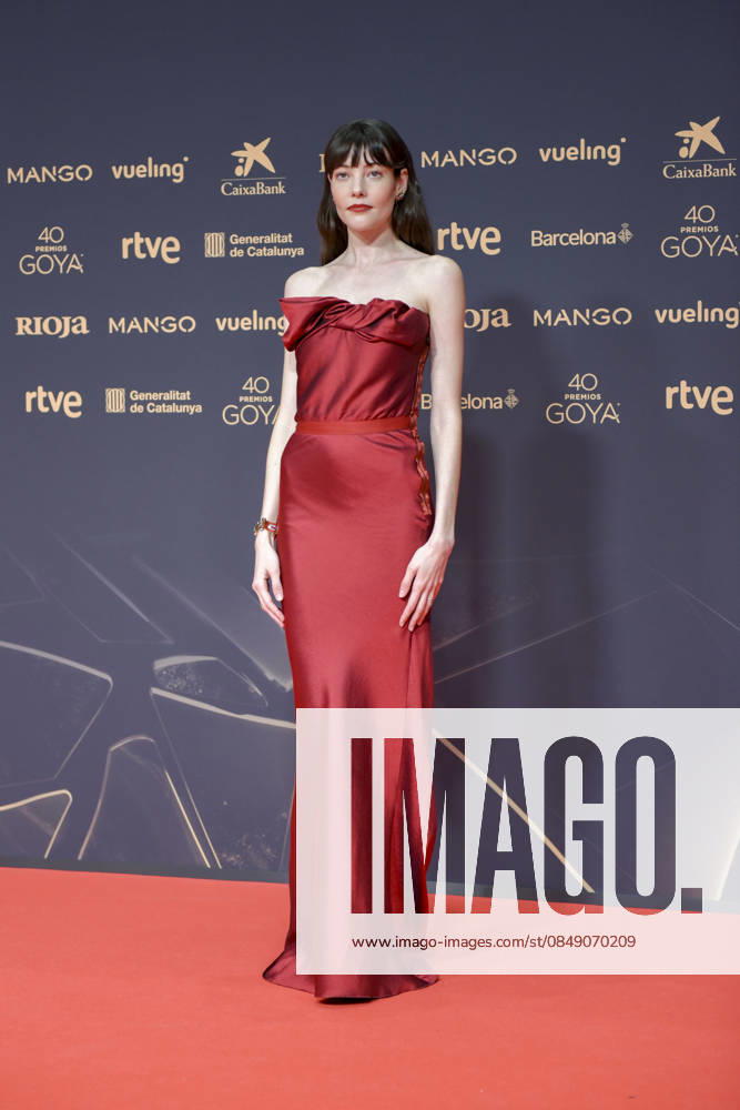 Red carpet of the Goya Awards 2026 Actress Mireia Oriol poses on the red carpet of the 40th edition of the Goya Awards, at the Auditori del Centre de Convencions Internacionals, on February 28, 2026, in Barcelona, Cataluna Spain The awards are given annually by the Academy of Motion Picture Arts and Sciences of Spain AACCE with the aim of rewarding the best professionals in each of the various technical and creative specialties of Spanish cinema 28 FEBRUARY 2026 Barcelona, Cataluna Barcelona, Cataluna Espana