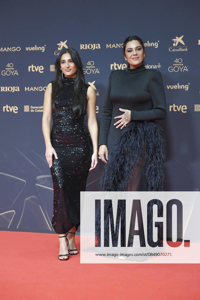 Red carpet of the Goya Awards 2026 Singer Alba Molina d and her daughter Lucía Cepeda i pose on the red carpet of the 40th edition of the Goya Awards, at the Auditori del Centre de Convencions Internacionals, on February 28, 2026, in Barcelona, Cataluna Spain The awards are given annually by the Academy of Motion Picture Arts and Sciences of Spain AACCE with the aim of rewarding the best professionals in each of the various technical and creative specialties of Spanish cinema 28 FEBRUARY 2026 Barcelona, Cataluna Barcelona, Cataluna Espana