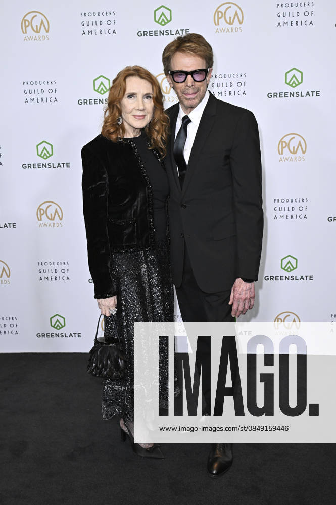 Jerry Bruckheimer with wife Linda Bruckheimer at the 37th Producers Guild Awards 2026 at the Fairmont Century Plaza Los Angeles Hotel, 28 02 2026 Foto:xD.xStarbuckx xFuturexImagex pga_6305