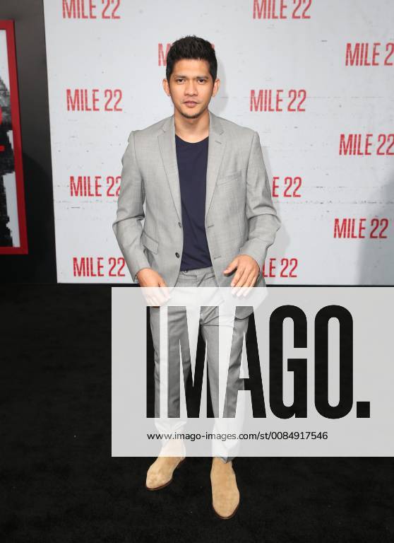 LOS ANGELES, CA - AUGUST 9: Iko Uwais at the Mile 22 premiere at The Regency Village Theatre in Los Angeles, California on August 9, 2018.