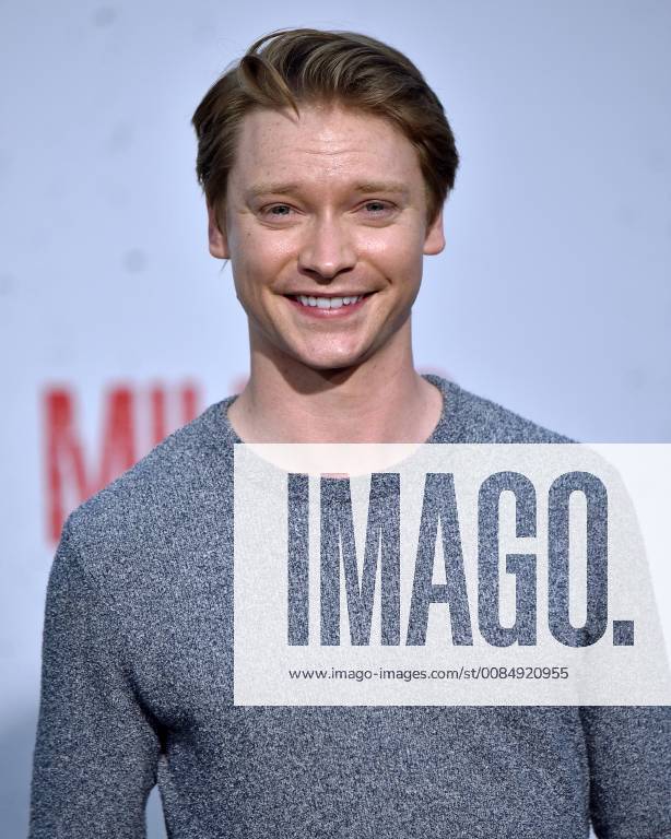 Calum Worthy attends the premiere of Mile 22 at the Westwood Village Theater in Los Angeles, California on August 9, 2018. LAP20180809852 CHRISxCHEW