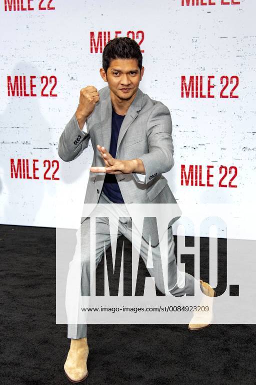 Iko Uwais the actor at the Mile 22 movie premiere on 9 08,2018 in Los Angeles Mile 22 movie premiere in Los Angeles 2018