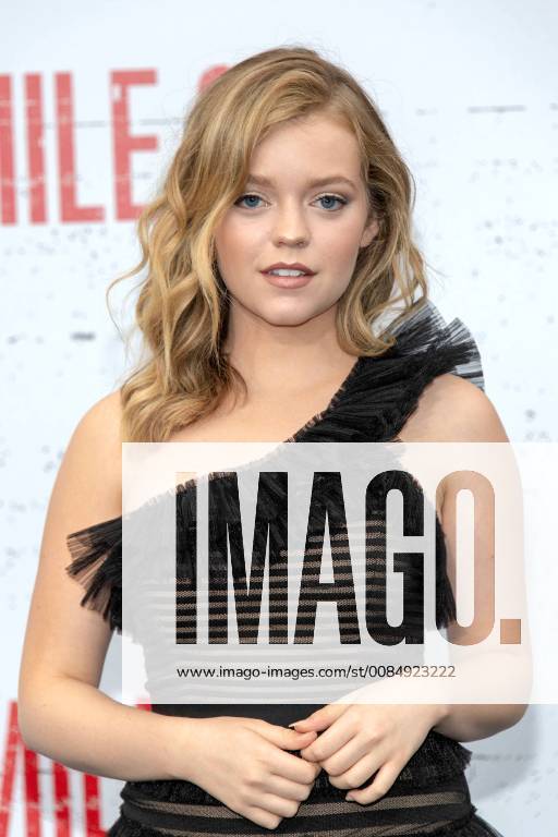 Jade Pettyjohn the actress at the Mile 22 movie premiere on Aug. 9, 2018 at Los Angeles Mile 22 movie premiere in Los Angeles in 2018