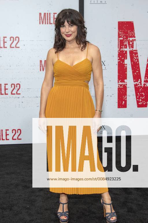 Moniqua Plante the actress at the Mile 22 movie premiere on 9 08 2018 at Los Angeles Mile 22 movie premiere in Los Angeles 2018
