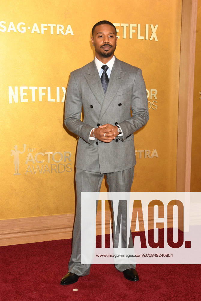LOS ANGELES, CA - MARCH 1: Michael B. Jordan at the 32nd Annual Actor Awards Presented by SAG-AFTRA held at the Shrine Auditorium and Expo Hall on March 1, 2026 in Los Angeles, California