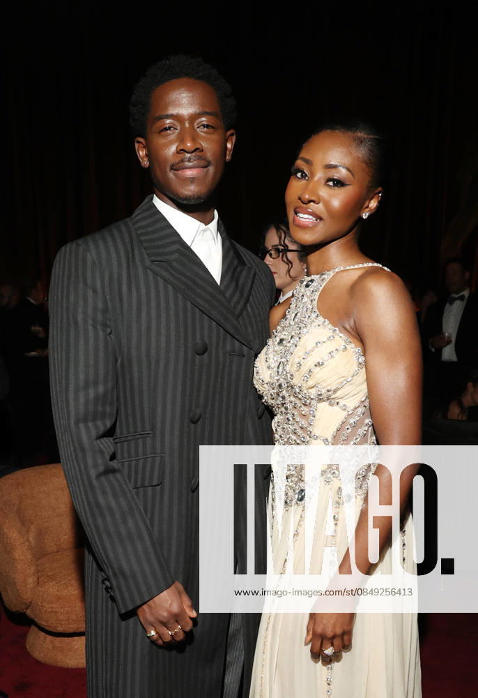 LOS ANGELES, CA - MARCH 1: Damson Idris and Jayme Lawson at the 2026 Screen Actors Guild Awards After Party at the Shrine Auditorium in Los Angeles, California on March 1, 2026.
