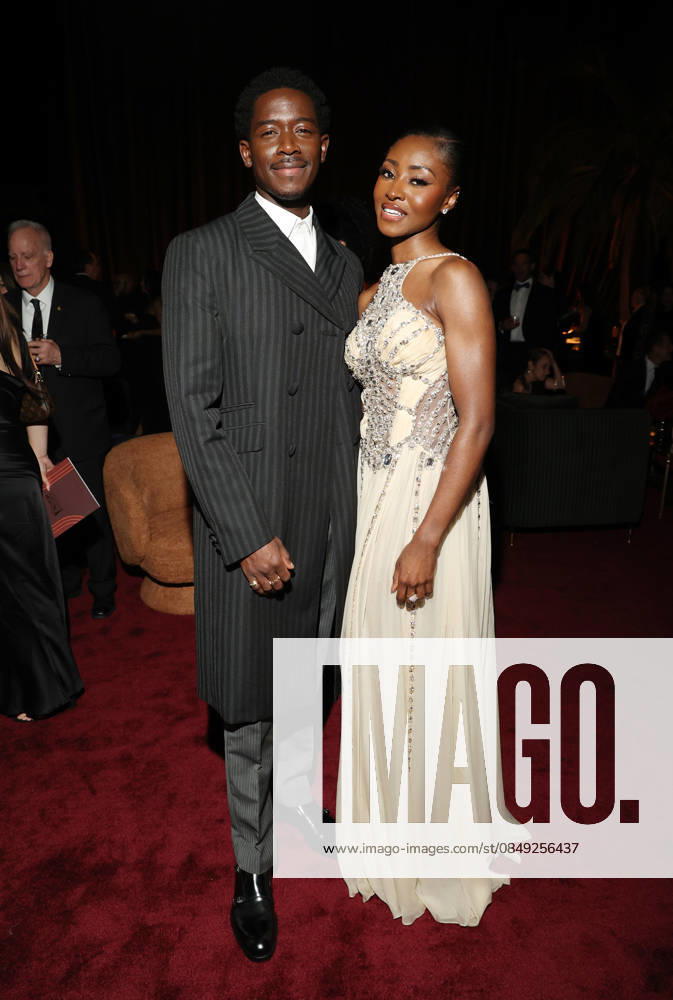LOS ANGELES, CA - MARCH 1: Damson Idris and Jayme Lawson at the 2026 Screen Actors Guild Awards After Party at the Shrine Auditorium in Los Angeles, California on March 1, 2026.