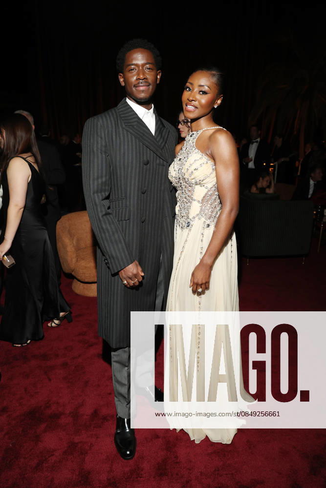 LOS ANGELES, CA - MARCH 1: Damson Idris and Jayme Lawson at the 2026 Screen Actors Guild Awards After Party at the Shrine Auditorium in Los Angeles, California on March 1, 2026.