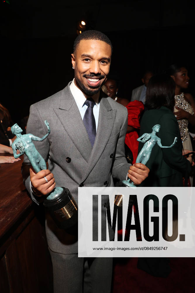 LOS ANGELES, CA - MARCH 1: Michael B. Jordan at the 2026 Screen Actors Guild Awards After Party at the Shrine Auditorium in Los Angeles, California on March 1, 2026.