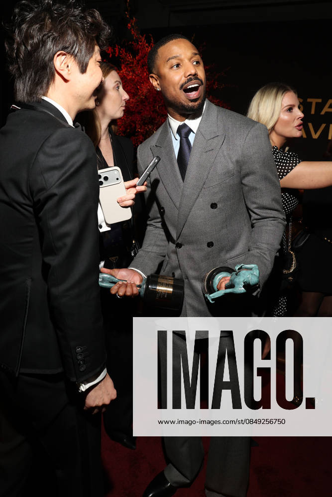LOS ANGELES, CA - MARCH 1: Michael B. Jordan at the 2026 Screen Actors Guild Awards After Party at the Shrine Auditorium in Los Angeles, California on March 1, 2026.