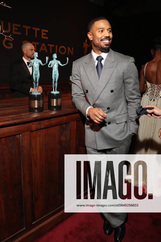 LOS ANGELES, CA - MARCH 1: Michael B. Jordan at the 2026 Screen Actors Guild Awards After Party at the Shrine Auditorium in Los Angeles, California on March 1, 2026.
