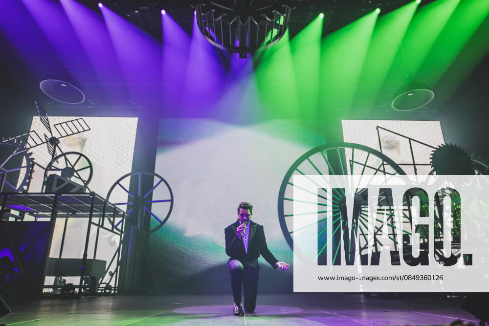 Music Concert - MIKA - Spinning Out Tour Mika performs the Spinning Out Tour on March 02, 2025 at Unipol Arena, Bologna, Italy. Casalecchio di Reno Unipol Arena Italy