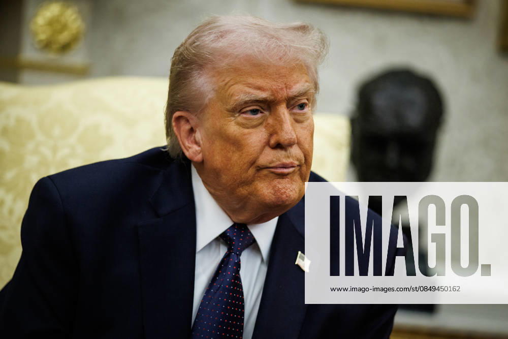 United States President Donald J Trump during a bilateral meeting with German Chancellor Friedrich Merz in the Oval Office at the White House on March 3, 2026 in Washington, D.C. Trump is meeting with the German Chancellor just days after the U.S. and Israel launched widespread attacks on Iran, killing Irans Supreme Leader Ayatollah Ali Khamenei and other senior leaders in air strikes across the region.