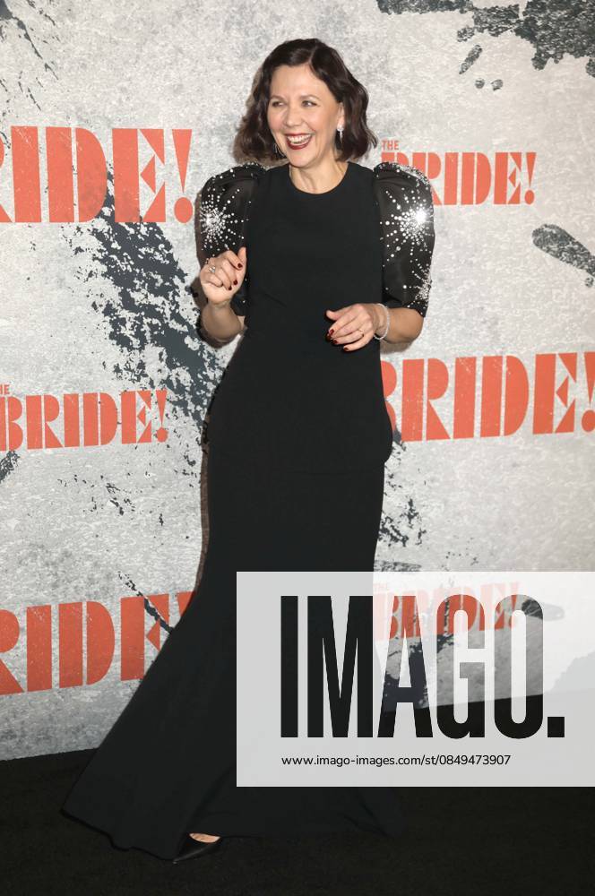 Actor director MAGGIE GYLLENHAAL seen at the arrivals for the New York premiere of The Bride held at The Rose Theater at Jazz at Lincoln Center. New York USA - ZUMAk03_ 20260303_zaf_k03_040