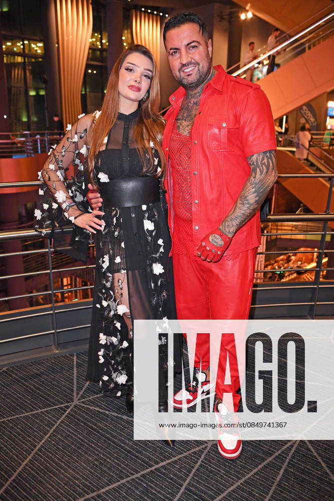 Cosimo Citiolo with girlfriend Nathalie Gaus at the premiere of THE 50 season 3 by Prime Video at the Cinedom in Cologne on 05 03 2026