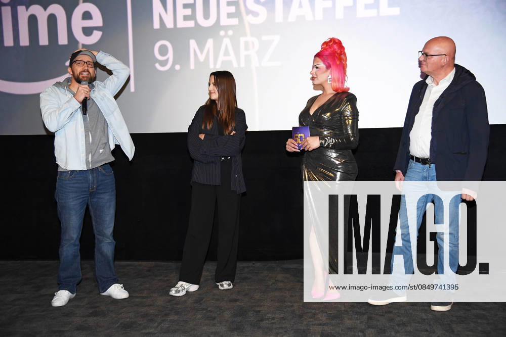 Philip Pratt, Jessica Heymann, Raffaela Zollo Raffa s Plastic Life , Rainer Laux at the premiere of THE 50 season 3 by Prime Video at the Cinedom in Cologne on 05 03 2026
