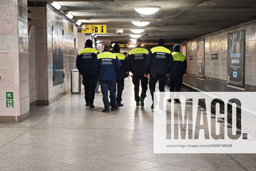Security service in underground train NO PROPERTY RELEASE