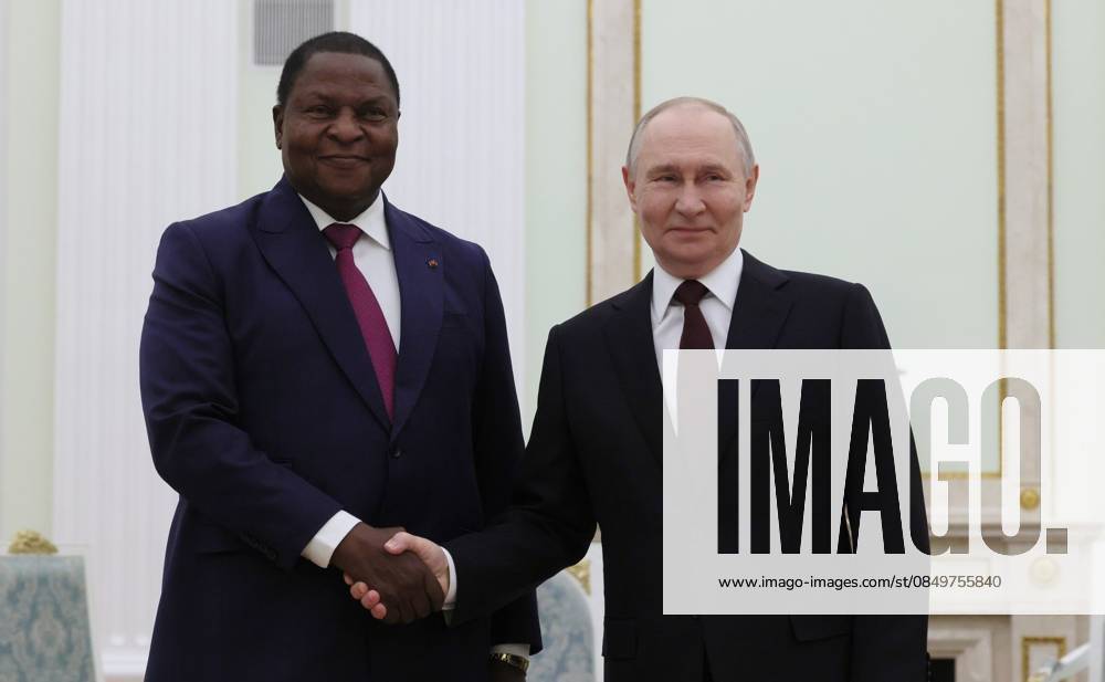 Russian President Vladimir Putin held talks with President Faustin-Archange Touadéra of the Central African Republic during their meeting at the Kremlin Russian President Vladimir Putin held talks with President Faustin-Archange Touadéra of the Central African Republic during their meeting at the Kremlin during Touadéra s working visit to Russia. March 5, 2026. Photo by Russian Foreign Ministry s official apaimages Russia Russia Russian Federation 060326_Russia_RPO_01(1)