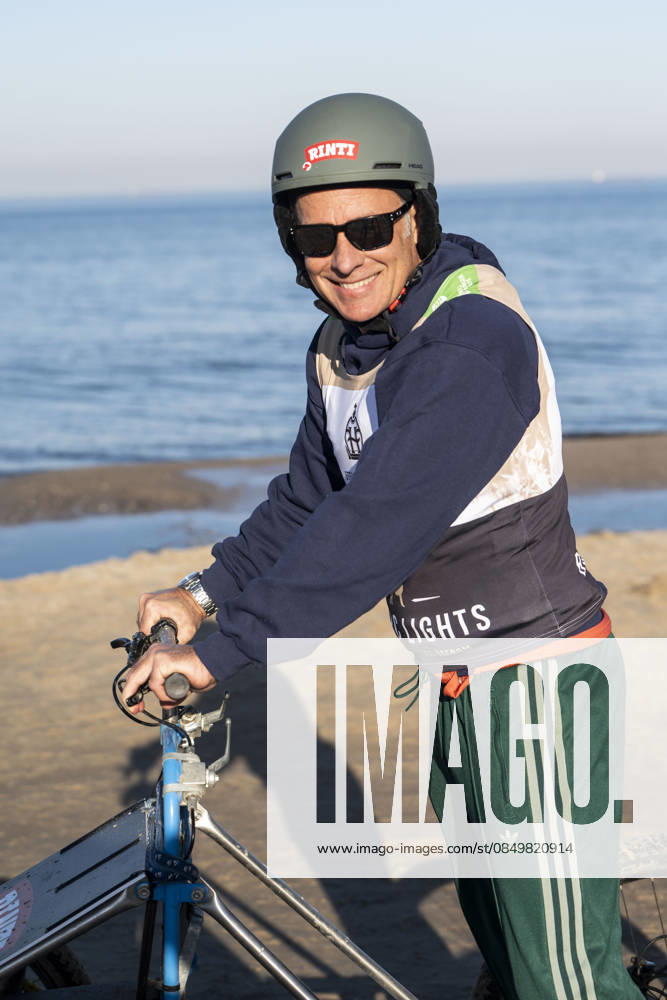 Abb Marco Girnth as a guest on the beach at the 10th anniversary of Baltic Lights 2026 celebrity charity sled dog race in aid of Welthungerhilfe on the Baltic Sea between the Ahlbeck and Heringsdorf sea bridges, Friday 06 03 2026 in Heringsdorf MV Germany