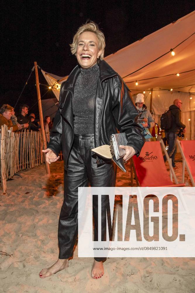 Abb Seraphina Kalze as a guest on the beach at the 10th anniversary of Baltic Lights 2026 celebrity charity sled dog race in aid of Welthungerhilfe on the Baltic Sea between the Ahlbeck and Heringsdorf sea bridges, Friday 06 03 2026 in Heringsdorf MV Germany