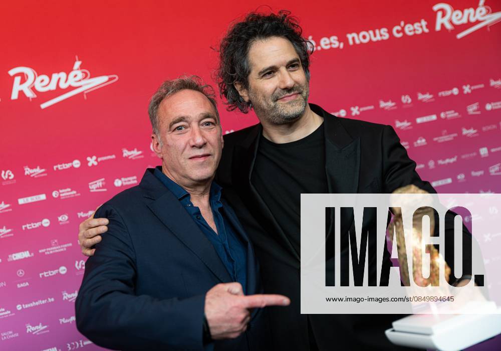 Alon Knoll and Gregory Zalcman pose for the photographer at the 15th edition of the Rene du Cinema film awards ceremony, Saturday 07 March 2026, in Brussels. The awards are rewarded to movies of Belgian French-speaking producers. EMILExWINDAL 166823493