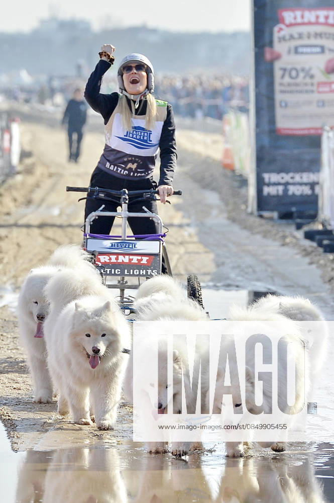 Janine Kunze at the BALTIC LIGHTS 2026 Charity Schilttenhunderrennen in Heringsdorf on Usedom on 07 03 2026