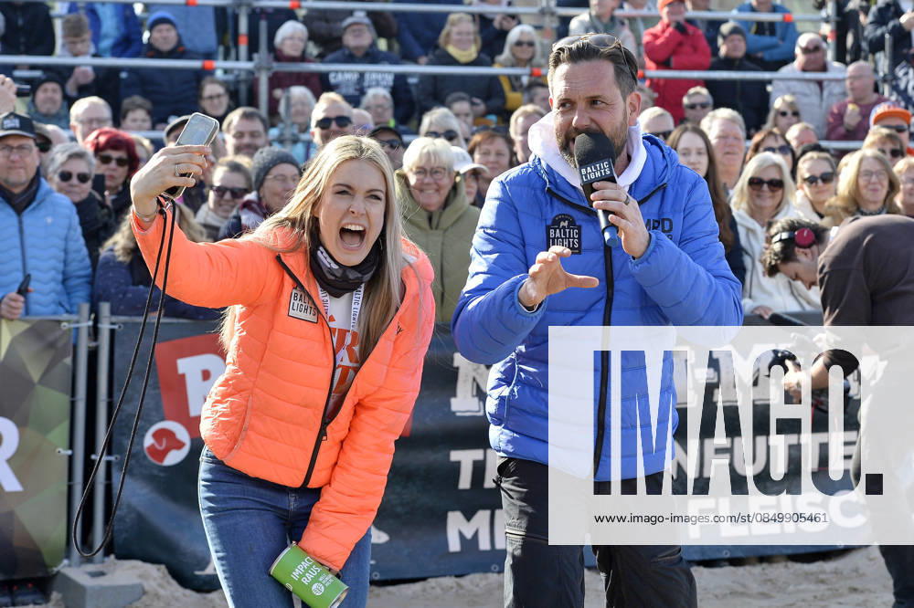 Nina Ensmann and Matthias Killing at the BALTIC LIGHTS 2026 Charity Schilttenhunderrennen in Heringsdorf on Usedom on 07 03 2026