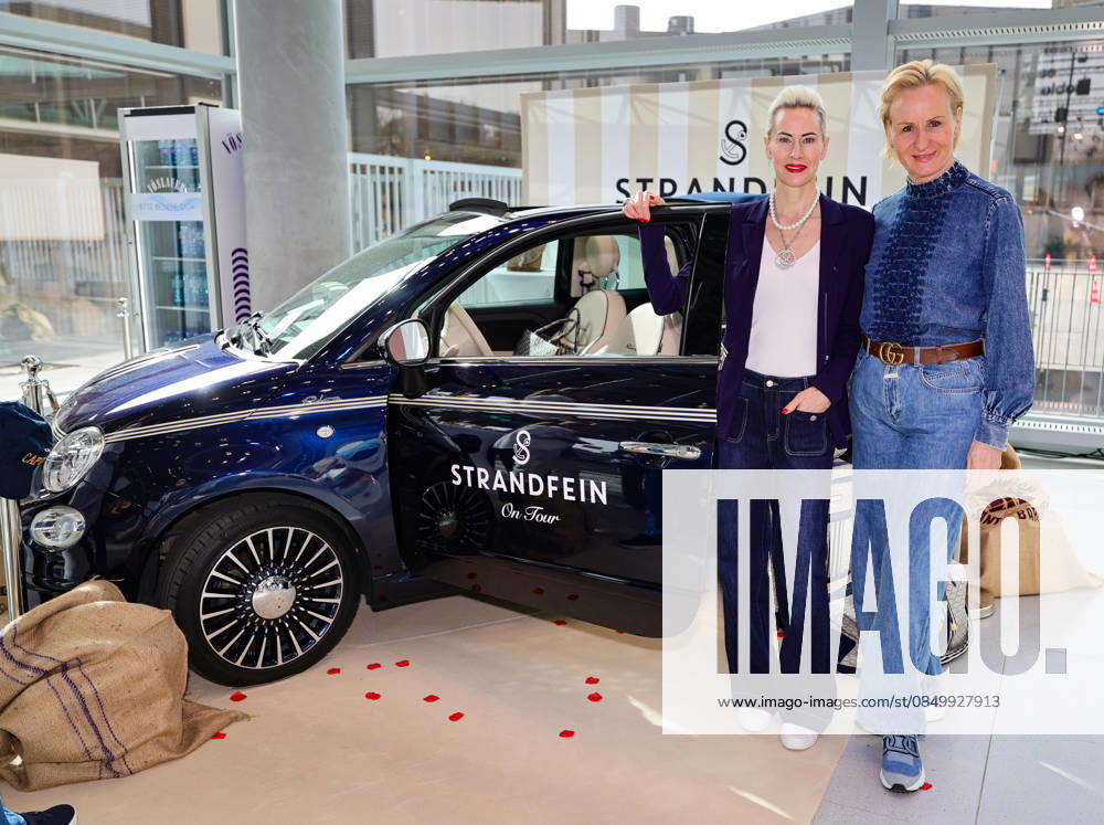 New beauty era at Strandfein Uta Raasch and Jeannine Halene present the Strandfein Beauty Signature Line Designer Uta Raasch with her business partner Jeannine Halene Agentur Rheinschurken de are making a strong statement with their newly founded brand In the photo also pharmaceutical manager Marion Bock from IBSA Pharma Germany Düsseldorf The