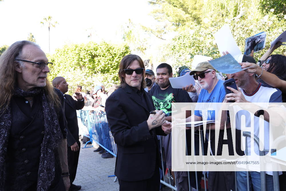 Los Angeles CA March 8 Norman Reedus signs autographs outside The 53rd Annual Saturn Awards on March 8, 2026 Credit AdMedia 453896 2026 03 08