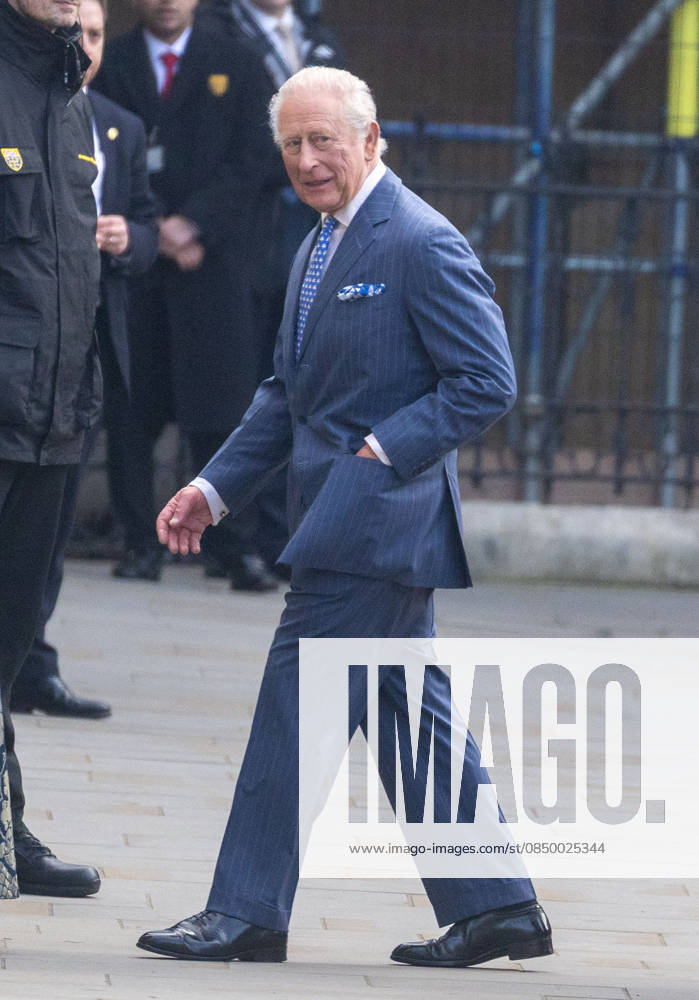 King CHARLES III arrives at Westminster Abbey for Commonwealth Day Service. London United Kingdom - ZUMAs262 20260309_zip_s262_005