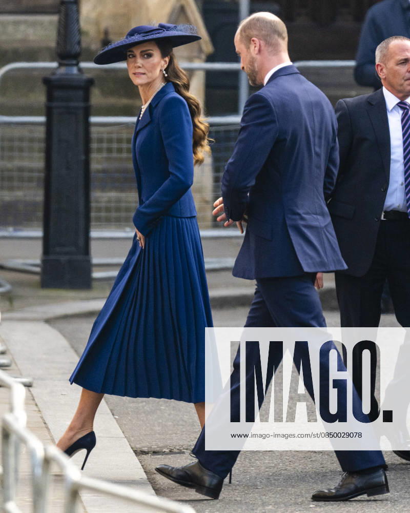 LONDON, UK. Catherine, Princess of Wales, and William, Prince of Wales, arrive for The Commonwealth Day Service at Westminster Abbey, which has been held since 1972 and celebrates the people and cultures of the 54 Commonwealth nations. London UK - ZUMAl94_ 20260309_zaf_l94_023