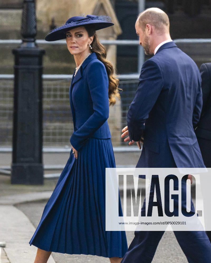 LONDON, UK. Catherine, Princess of Wales, and William, Prince of Wales, arrive for The Commonwealth Day Service at Westminster Abbey, which has been held since 1972 and celebrates the people and cultures of the 54 Commonwealth nations. London UK - ZUMAl94_ 20260309_zaf_l94_025