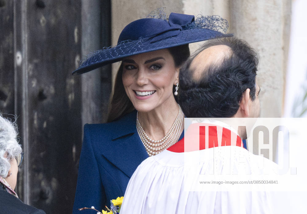LONDON, UK. Catherine, Princess of Wales, departs The Commonwealth Day Service at Westminster Abbey, which has been held since 1972 and celebrates the people and cultures of the 54 Commonwealth nations. London UK - ZUMAl94_ 20260309_zaf_l94_038