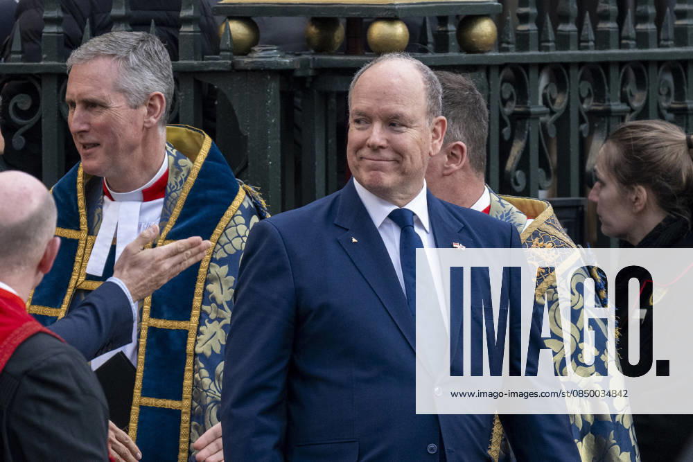 LONDON, UK. Prince Albert of Monaco departs The Commonwealth Day Service at Westminster Abbey, which has been held since 1972 and celebrates the people and cultures of the 54 Commonwealth nations. London UK - ZUMAl94_ 20260309_zaf_l94_039