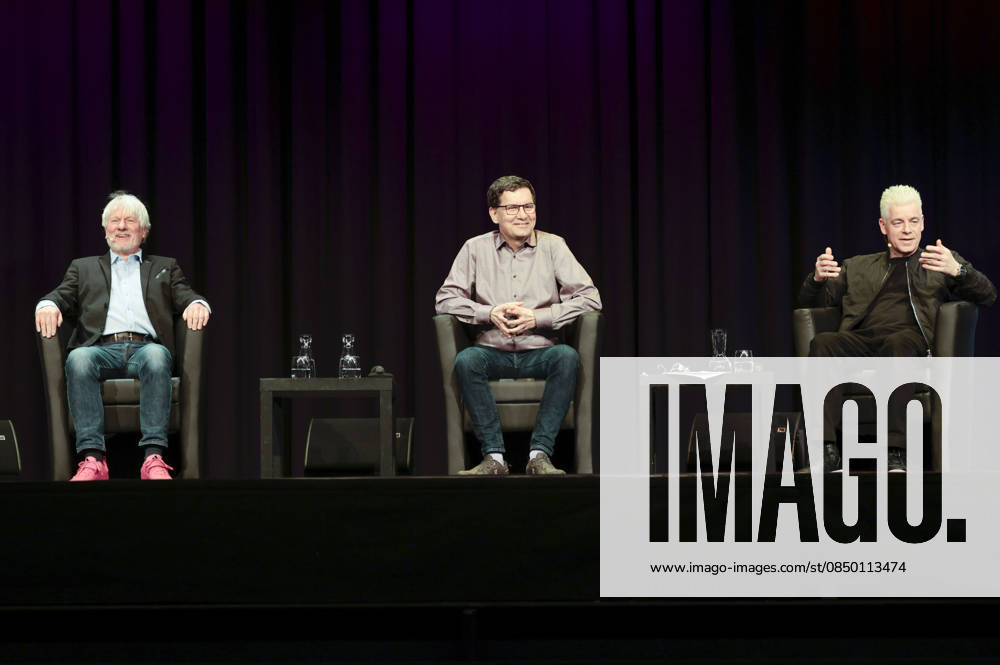 Jürgen Becker, Moritz Netenjakob and Michael Mittermeier at the lit Cologne 2026 event lit Comedy at the Theater am Tanzbrunnen Cologne, 09 03 2026 Foto:xR.xSchmiegeltx xFuturexImagex comedy_6302