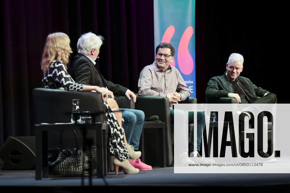 Susanne Pätzold, Jürgen Becker, Moritz Netenjakob and Michael Mittermeier at the lit Cologne 2026 event lit Comedy at the Theater am Tanzbrunnen Cologne, 09 03 2026 Foto:xR.xSchmiegeltx xFuturexImagex comedy_6306