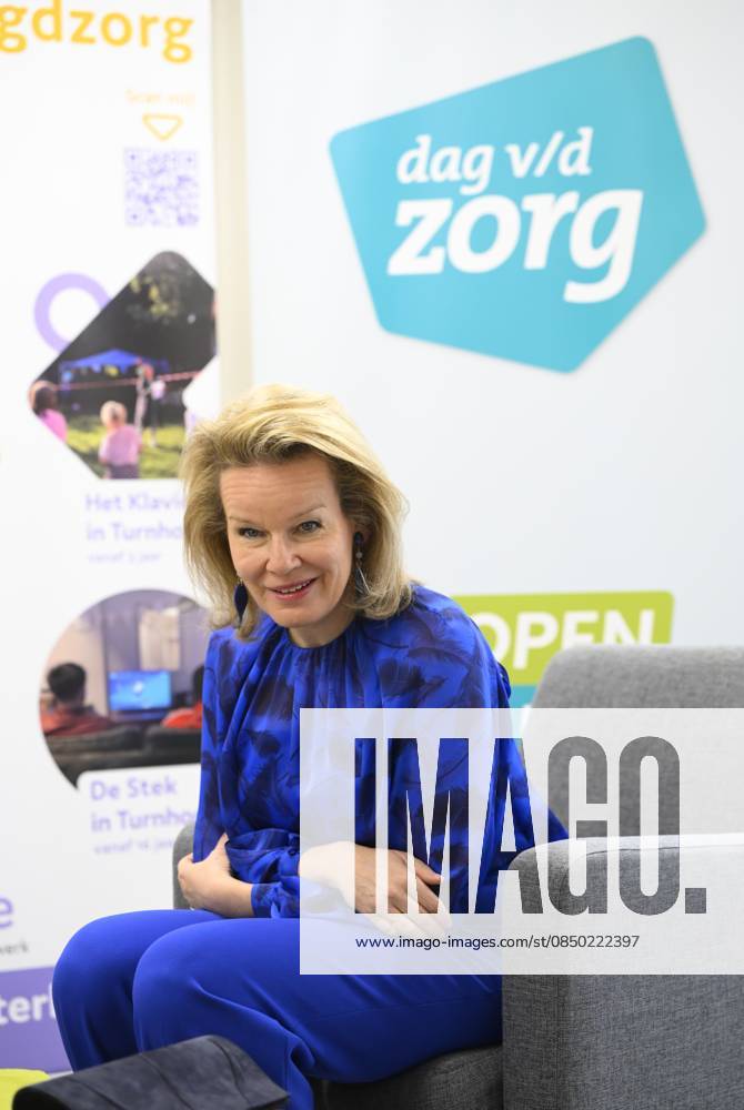 Queen Mathilde Visits Youth Care De Kering BRUSSELS, BELGIUM - MARCH 11: Queen Mathilde of Belgium pictured visiting the youth care department De Kering of non-profit Ter Loke on March 11, 2026 in Brussels, Belgium, 11 03 2026 Brussels Belgium