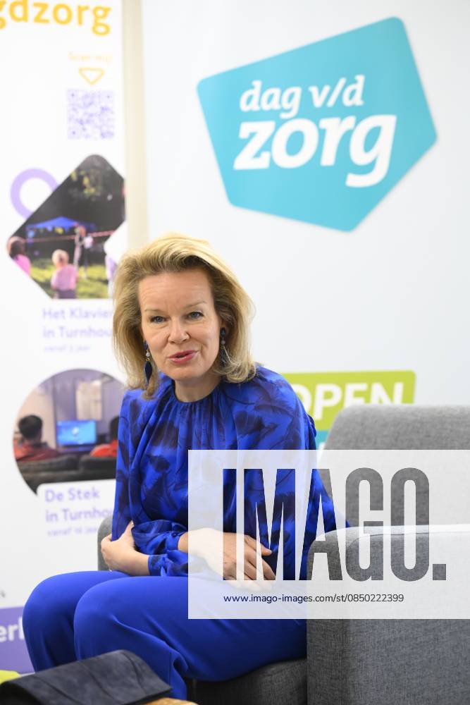 Queen Mathilde Visits Youth Care De Kering BRUSSELS, BELGIUM - MARCH 11: Queen Mathilde of Belgium pictured visiting the youth care department De Kering of non-profit Ter Loke on March 11, 2026 in Brussels, Belgium, 11 03 2026 Brussels Belgium