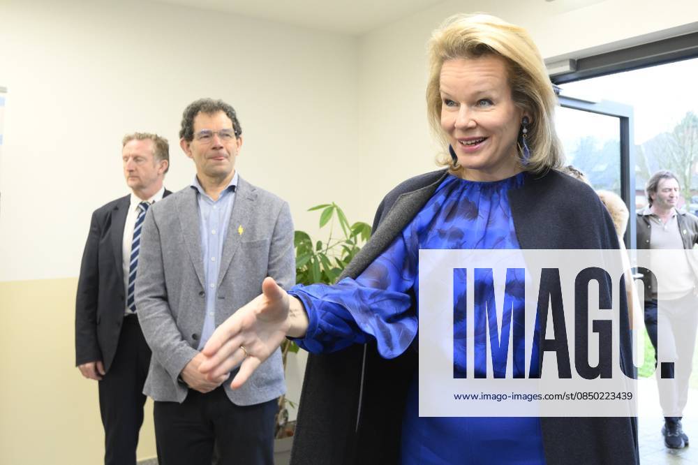 Queen Mathilde Visits Youth Care De Kering BRUSSELS, BELGIUM - MARCH 11: Queen Mathilde of Belgium pictured visiting the youth care department De Kering of non-profit Ter Loke on March 11, 2026 in Brussels, Belgium, 11 03 2026 Brussels Belgium