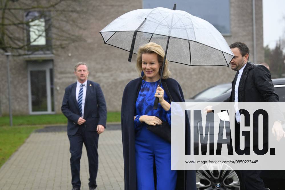Queen Mathilde Visits Youth Care De Kering BRUSSELS, BELGIUM - MARCH 11: Queen Mathilde of Belgium pictured visiting the youth care department De Kering of non-profit Ter Loke on March 11, 2026 in Brussels, Belgium, 11 03 2026 Brussels Belgium