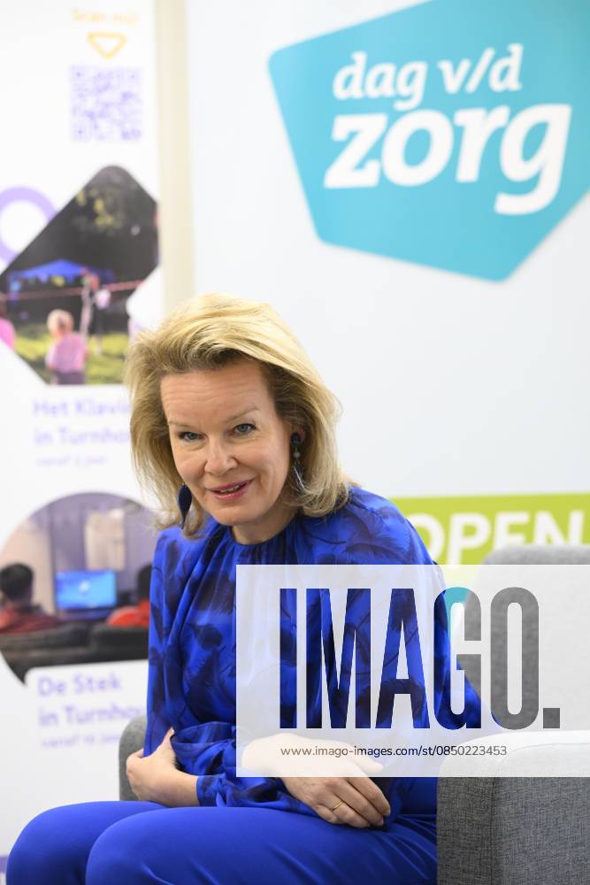 Queen Mathilde Visits Youth Care De Kering BRUSSELS, BELGIUM - MARCH 11: Queen Mathilde of Belgium pictured visiting the youth care department De Kering of non-profit Ter Loke on March 11, 2026 in Brussels, Belgium, 11 03 2026 Brussels Belgium