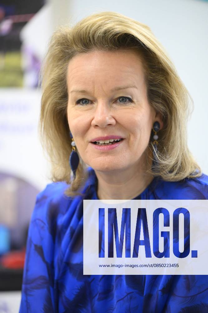 Queen Mathilde Visits Youth Care De Kering BRUSSELS, BELGIUM - MARCH 11: Queen Mathilde of Belgium pictured visiting the youth care department De Kering of non-profit Ter Loke on March 11, 2026 in Brussels, Belgium, 11 03 2026 Brussels Belgium