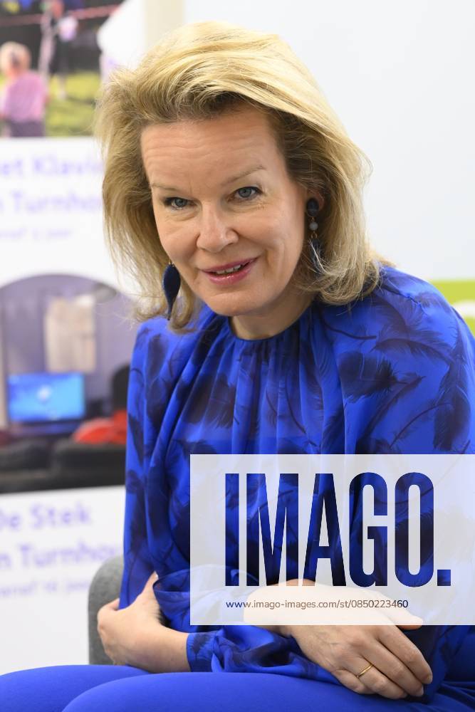 Queen Mathilde Visits Youth Care De Kering BRUSSELS, BELGIUM - MARCH 11: Queen Mathilde of Belgium pictured visiting the youth care department De Kering of non-profit Ter Loke on March 11, 2026 in Brussels, Belgium, 11 03 2026 Brussels Belgium