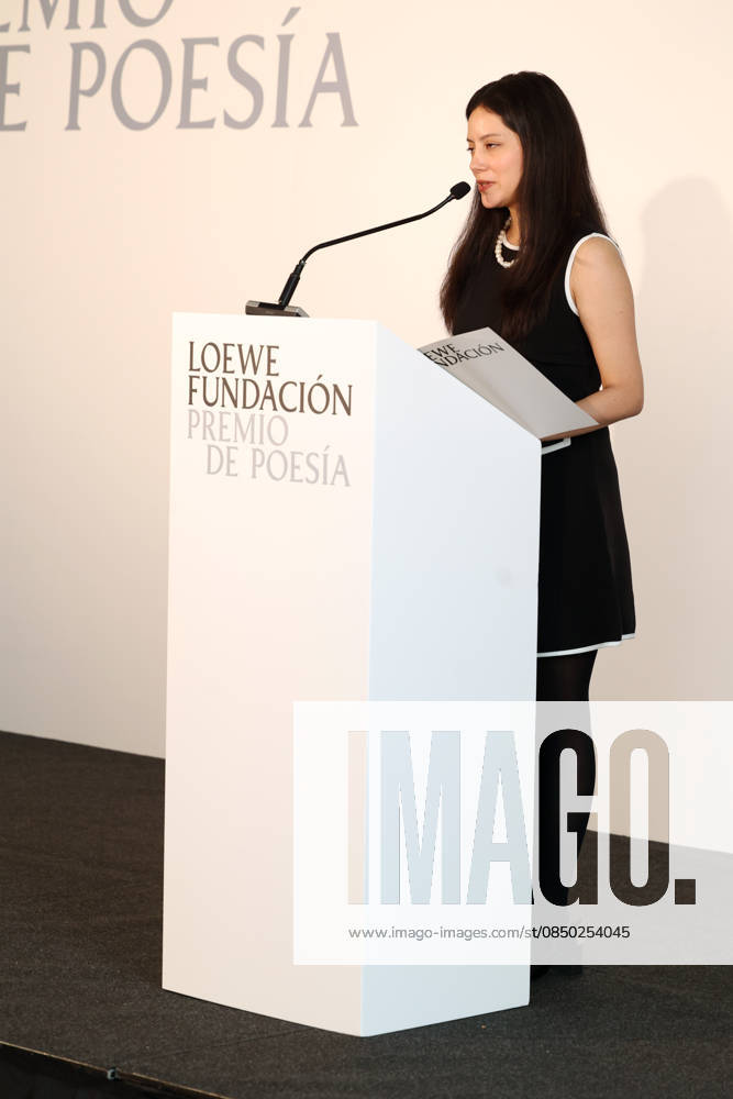 Hugo Mujica and Leonor Pataki receive the XXXVIII Loewe Poetry Prize The poet Leonor Pataki during the presentation of the XXXVIII Loewe Poetry Prize, on March 11, 2026, in Madrid Spain POETRY PRIZES LOEWE PRIZE Ángel Díaz Brin Madrid Madrid Madrid Spain