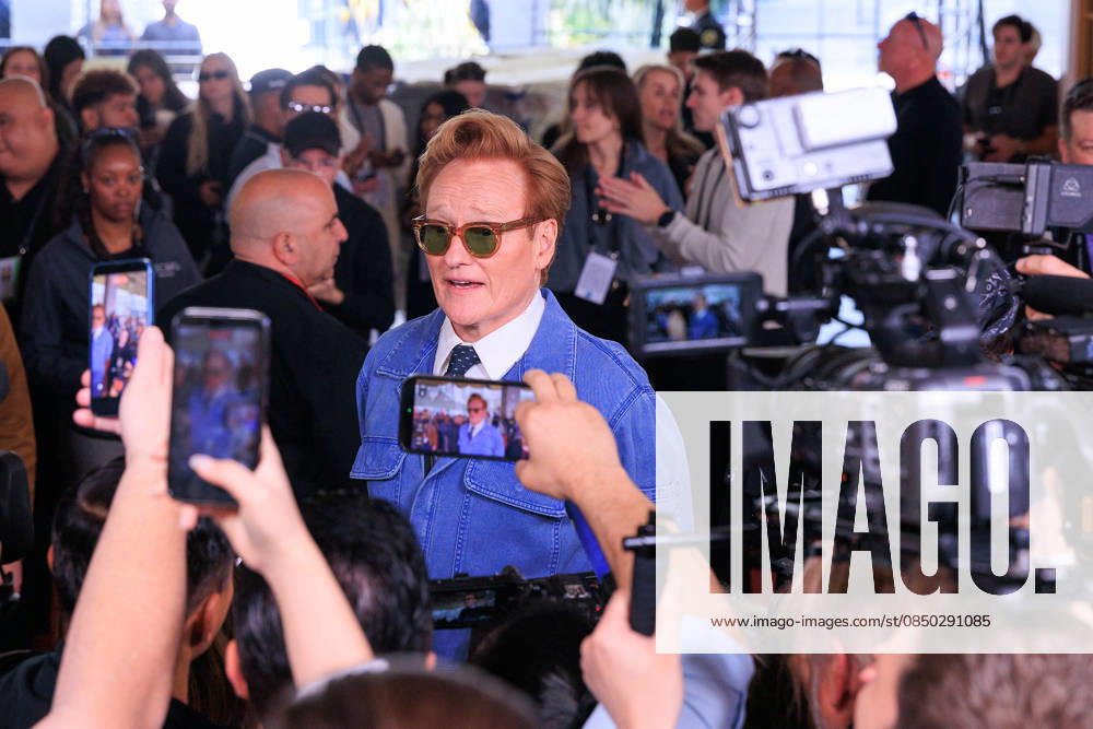 98th Oscars host Conan OÃ¢â‚¬â ¢Brien is interviewed after rolling out the Red Carpet on Wednesday March 11, 2026 at the Dolby Theater in Hollywood, California for the upcoming Academy Awards. JAVIER ROJAS PI Hollywood USA - ZUMAp124 20260311_zaa_p124_040