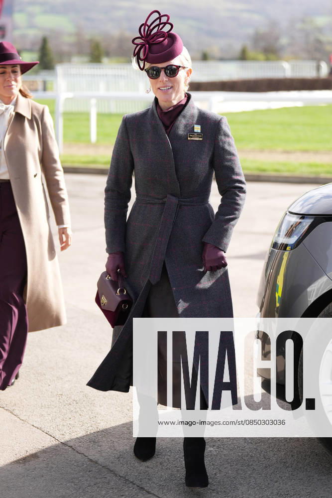 Ladies Day at Cheltenham Festival Zara Tindall attends Ladies Day at Cheltenham Festival, Cheltenham Racecourse, Cheltenham, Gloucestershire, UK, on the 11th March 2026 Picture by James Whatling Cheltenham Cheltenham Racecourse Gloucestershire United Kingdom WHA-0810