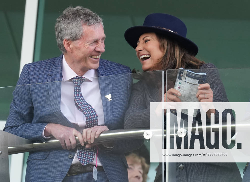 Ladies Day at Cheltenham Festival Brendan Moran and Carole Middleton cheer on the racing as they attend Ladies Day at Cheltenham Festival, Cheltenham Racecourse, Cheltenham, Gloucestershire, UK, on the 11th March 2026 Picture by James Whatling Cheltenham Cheltenham Racecourse Gloucestershire United Kingdom WHA-0810