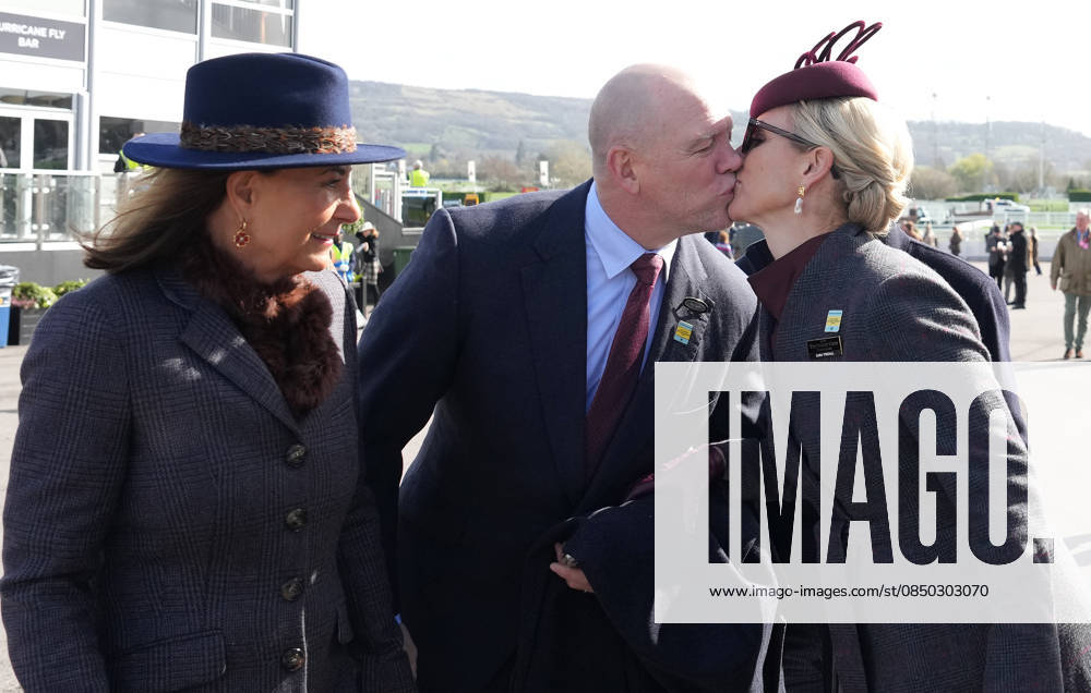 Ladies Day at Cheltenham Festival Carole Middleton, Mike Tindall and Zara Tindall attend Ladies Day at Cheltenham Festival, Cheltenham Racecourse, Cheltenham, Gloucestershire, UK, on the 11th March 2026 Picture by James Whatling Cheltenham Cheltenham Racecourse Gloucestershire United Kingdom WHA-0810